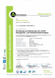 Errichtung und Sanierung von Leichtflüssigkeits- und Fettabscheideranlagen